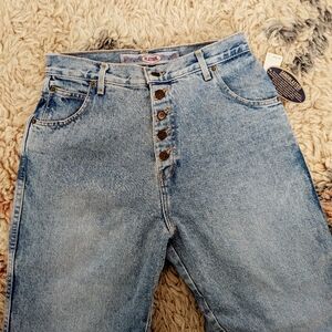 NWT Vintage cotton button fly jeans size 13